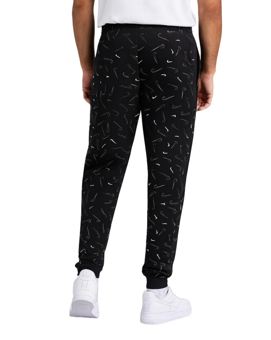 NIKE Men Logo Allover Swoosh Pattern Sport Pant