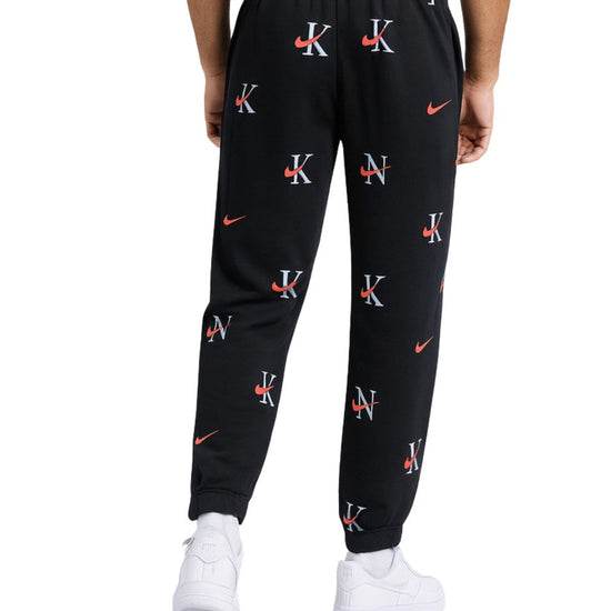 NIKE Men Allover Tonal Monogram Pattern Sport Pant