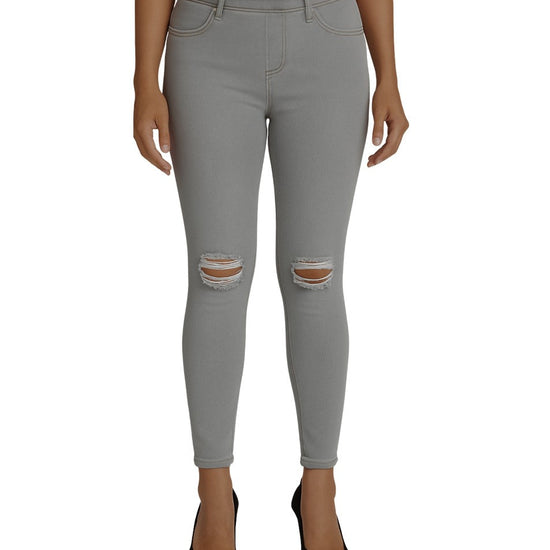 YSABEL MORA Women Rip Indigo Jeans
