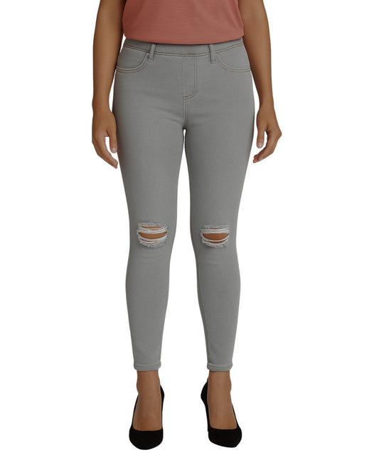 YSABEL MORA Women Rip Indigo Jeans