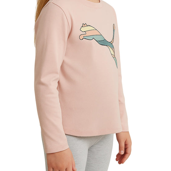 PUMA Baby Girl Casual Long Sleeve T-Shirt