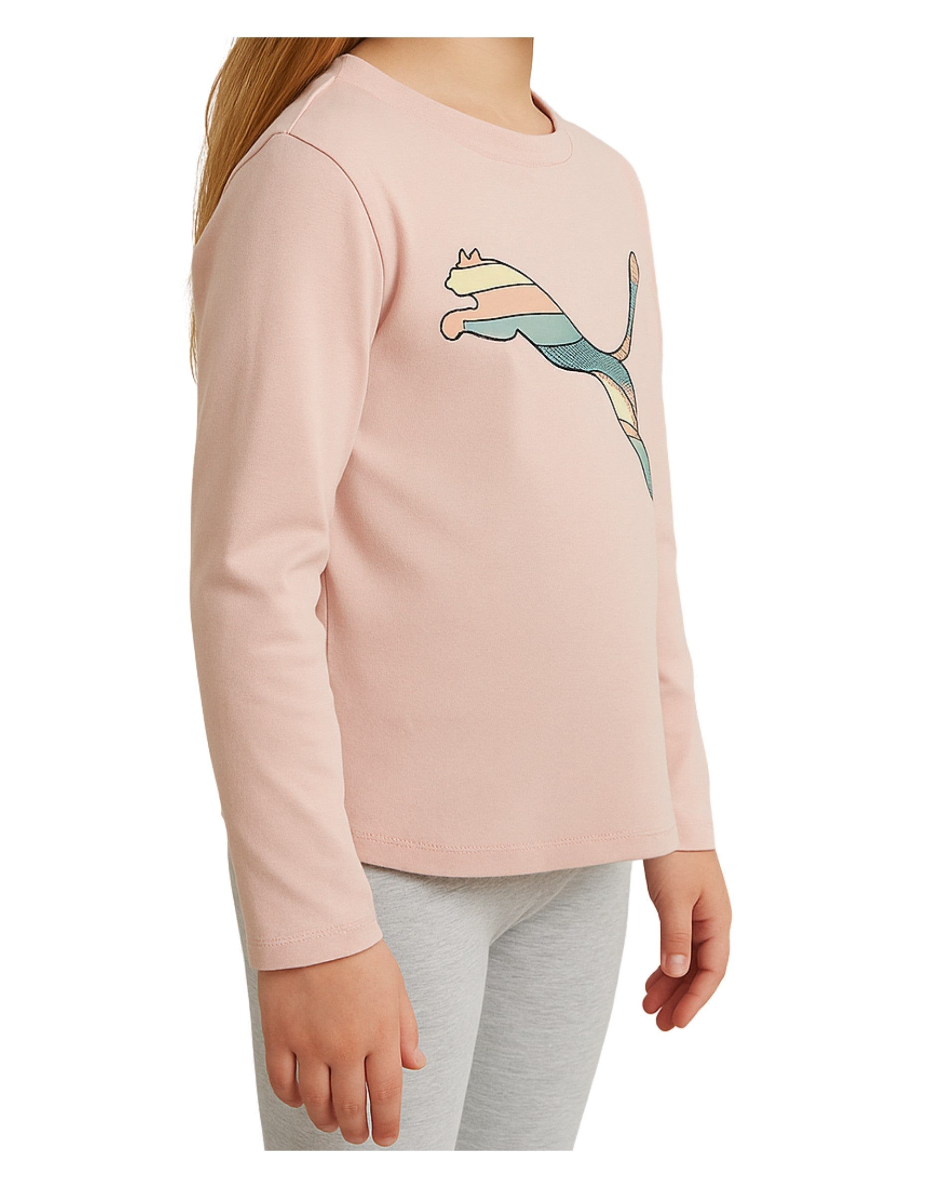 PUMA Baby Girl Casual Long Sleeve T-Shirt