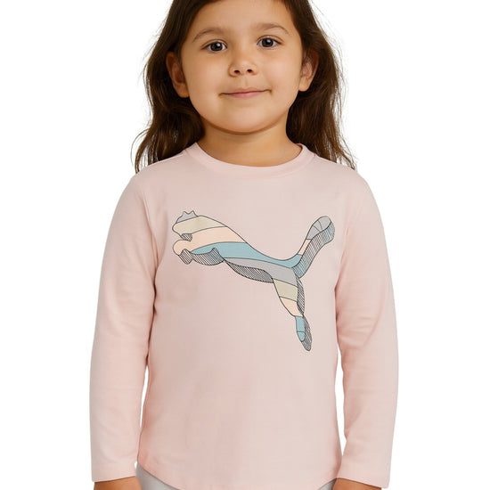 PUMA Baby Girl Casual Long Sleeve T-Shirt