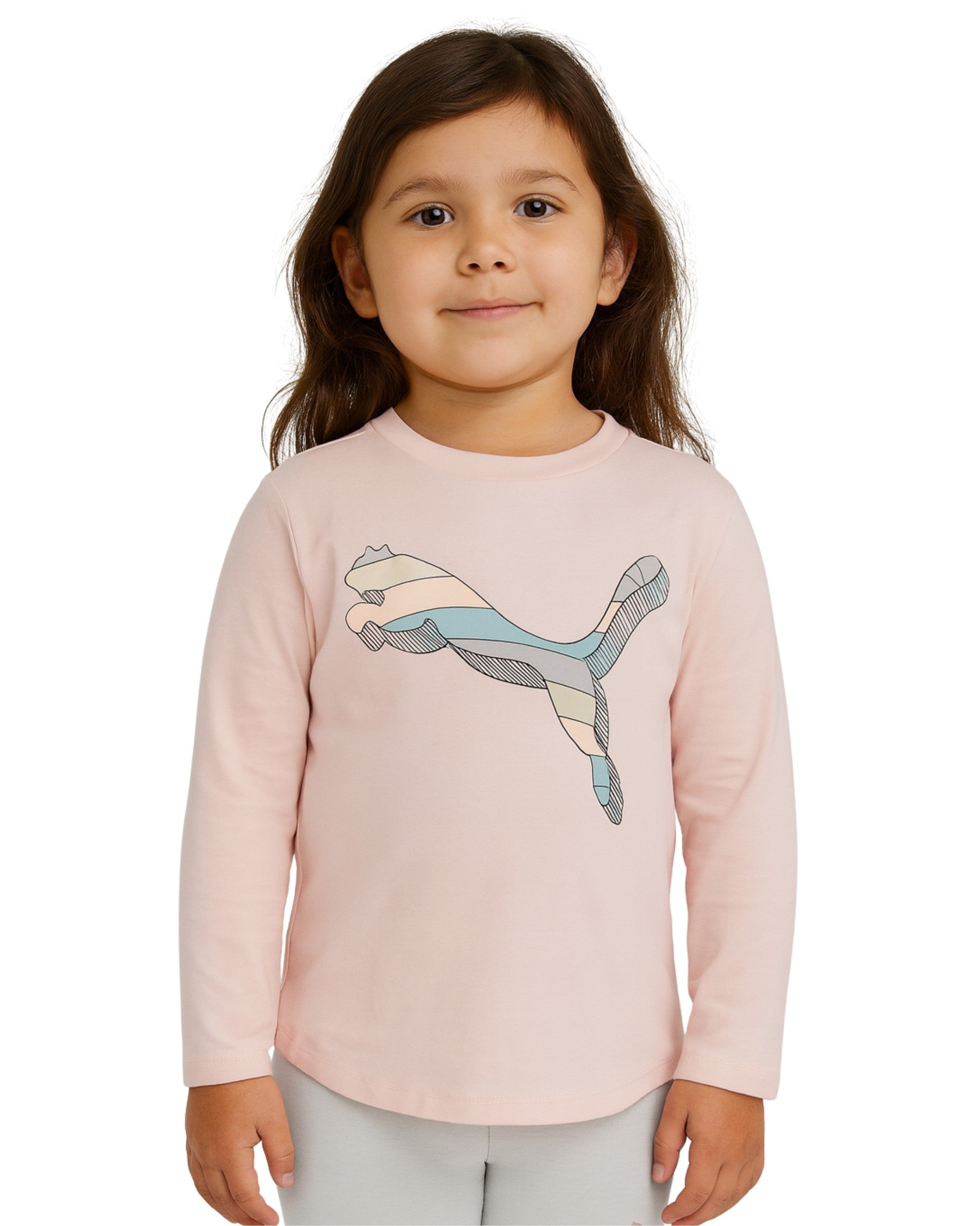 PUMA Baby Girl Casual Long Sleeve T-Shirt