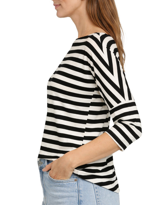 C & A Women Stripped Short Sleeve T-Shirt