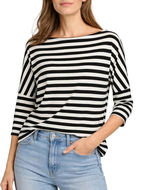 C & A Women Stripped Short Sleeve T-Shirt
