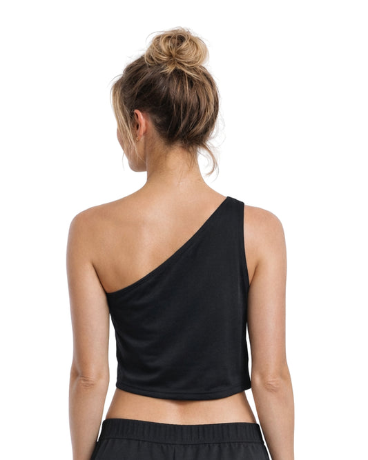 C & A Clockhouse One Shoulder Rib Top