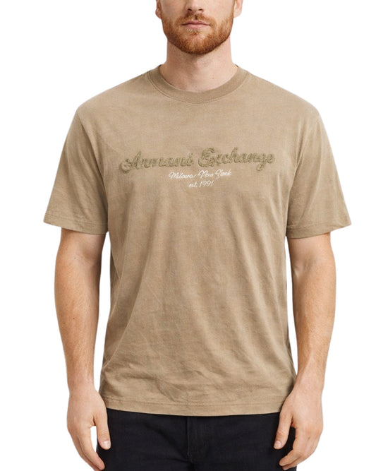 ARMANI EXCHANGE Front Embroidered Logo T-Shirt