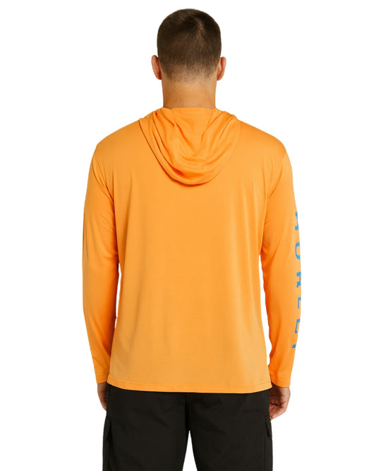 HURLEY Men Logo At Sleeve Hoodie