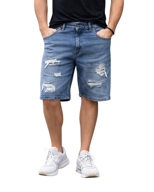 DKNY Men Trendy Rip Short