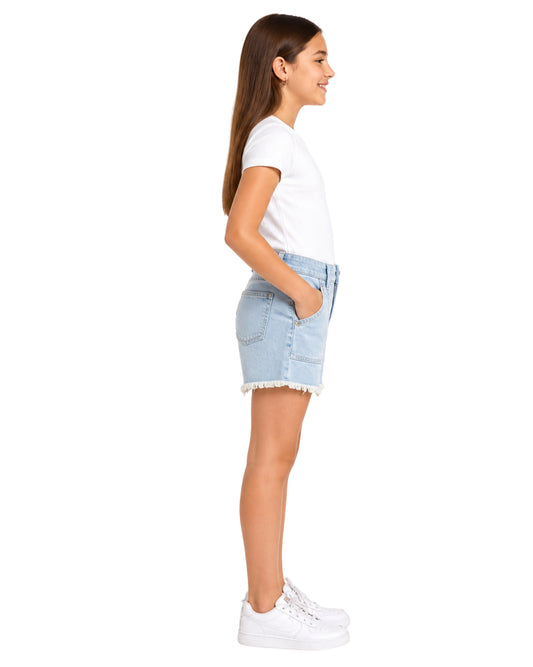 TOMMY HILFIGER Girls Rip Denim Short