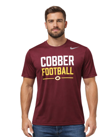 NIKE Men Front Cobber Football T-Shirt