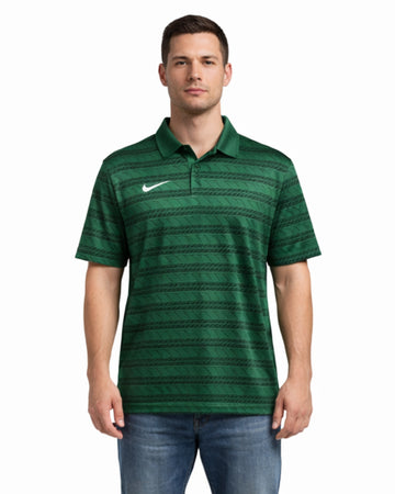 NIKE Men Stripe Sporty Polo Shirt