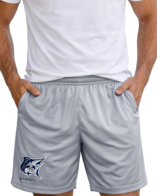 C2 Sport Men Shark Graphic Sporty Short