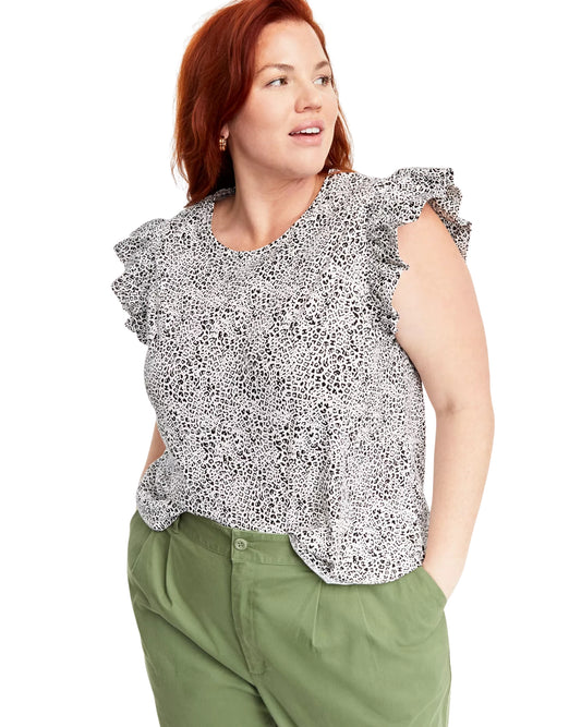 ON 34TH Women Flutter Sleeve Top