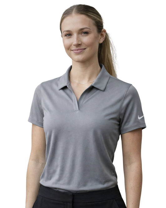 NIKE Women Polo Neck Sport T-Shirt
