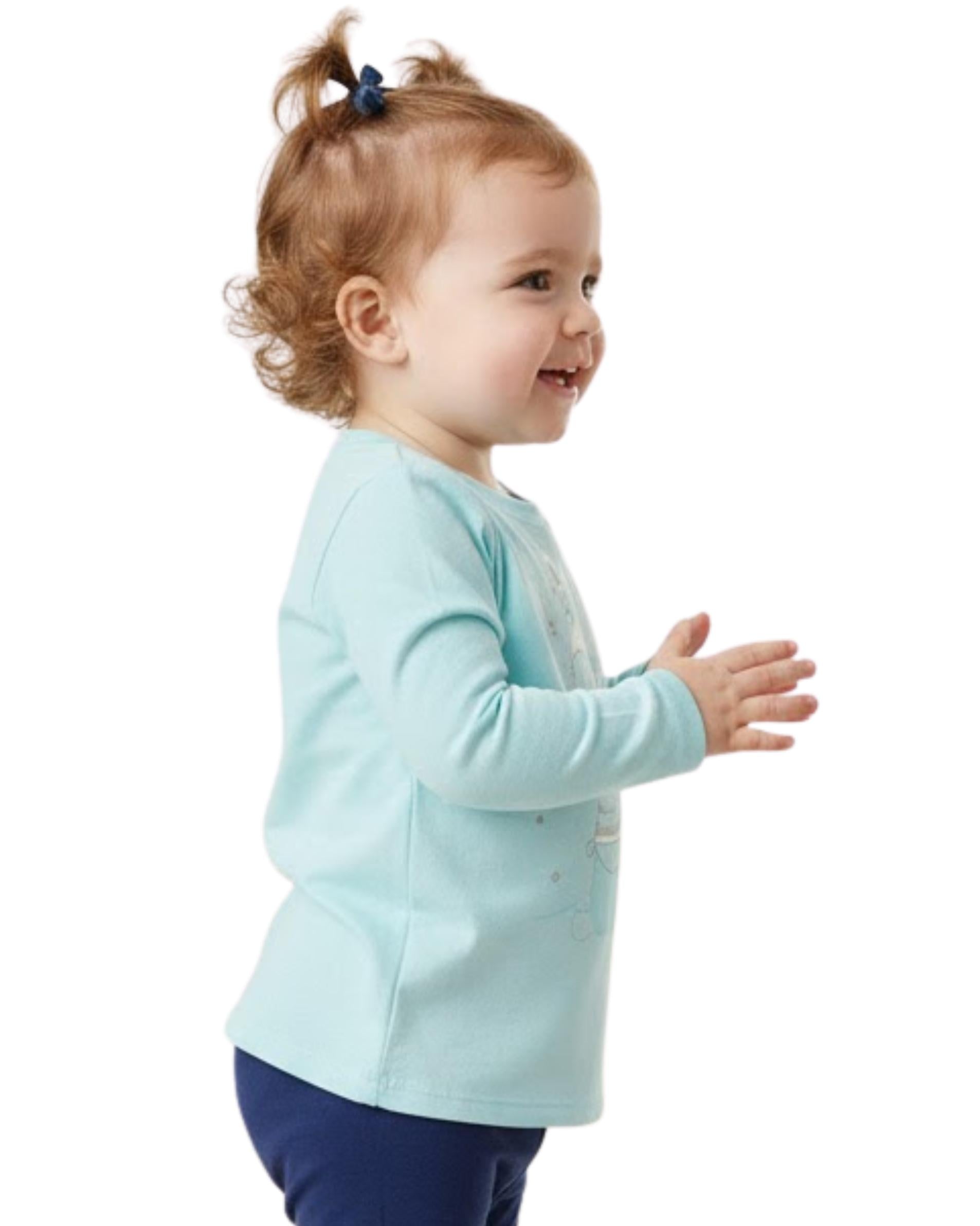 CAT&JACK Baby Girl Graphic Long Sleeve T-Shirt