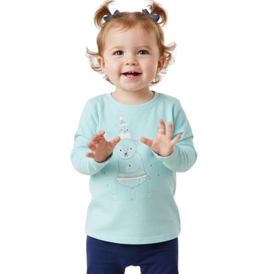 CAT&JACK Baby Girl Graphic Long Sleeve T-Shirt