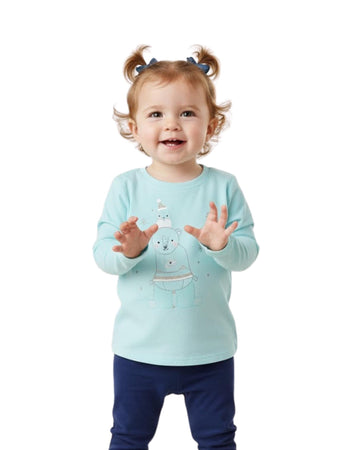 CAT&JACK Baby Girl Graphic Long Sleeve T-Shirt
