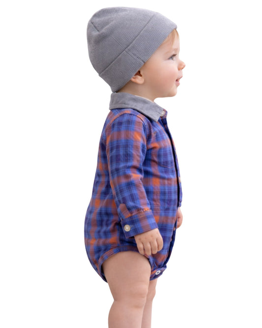 ROCKETS OF AWESOME MINI Baby Boys Stripped Overall