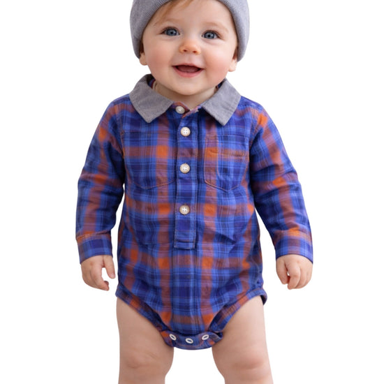 ROCKETS OF AWESOME MINI Baby Boys Stripped Overall