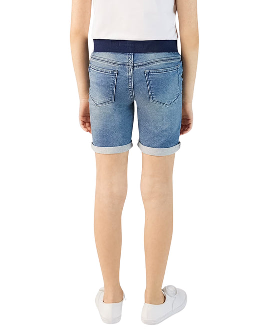 VIGOSS Girls Knit Waist Bermuda Jean Short