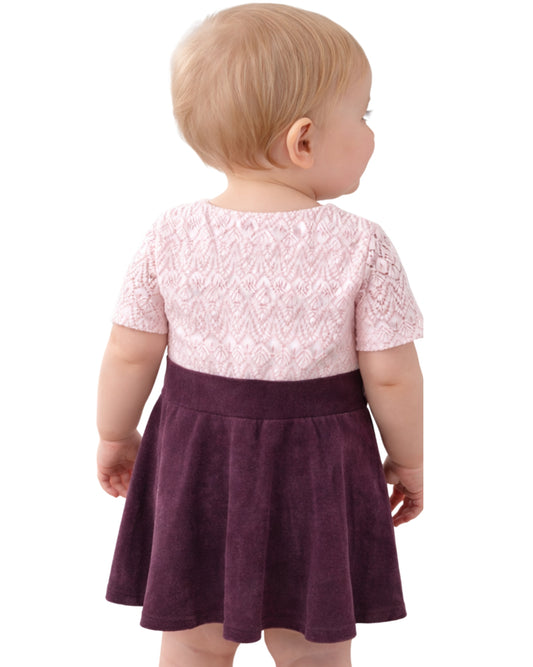 SWEET HEART ROSE Baby Girl Embroided Stylie Dress