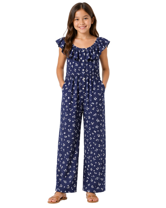 JUSTICE Kids Girls Sleeveless Overall