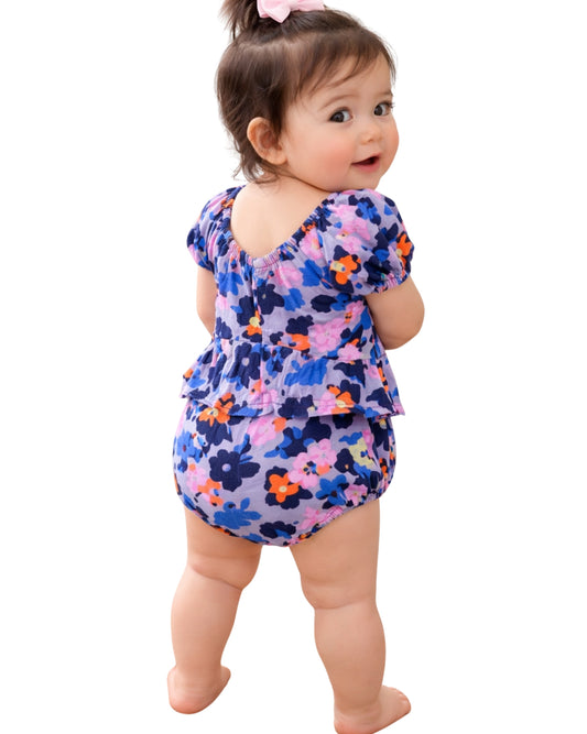 PEYTON & PARKER Baby Girls Floral Jumpsuit