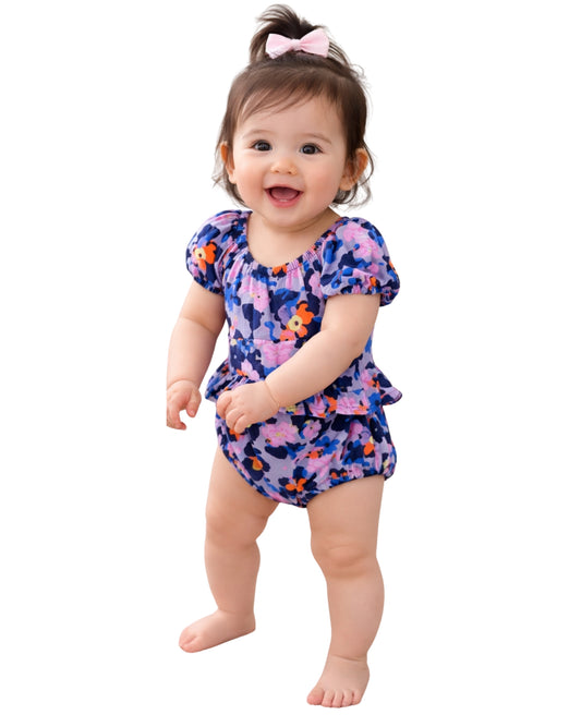 PEYTON & PARKER Baby Girls Floral Jumpsuit
