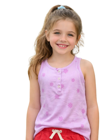 THERE ABOUTS Girls Flower Rib T-Shirt