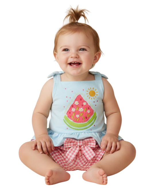 KIDS HEADQUARTERS Baby Girls Designed Set 2 Pcs