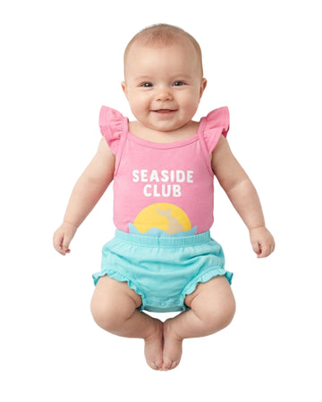OKIE DOKIE Baby Girls Seaside Club Set 2 Pcs