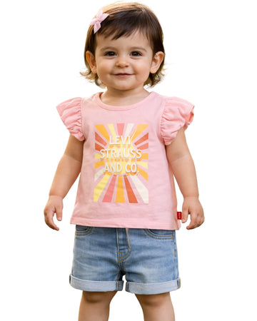 LEVI'S Baby Girls Casual Set 2 Pcs