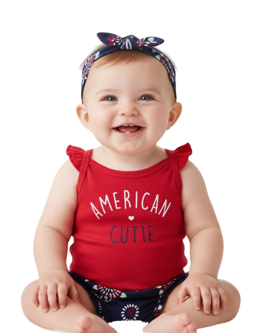 CARTER'S Baby Girls Designed Set 3 Pcs