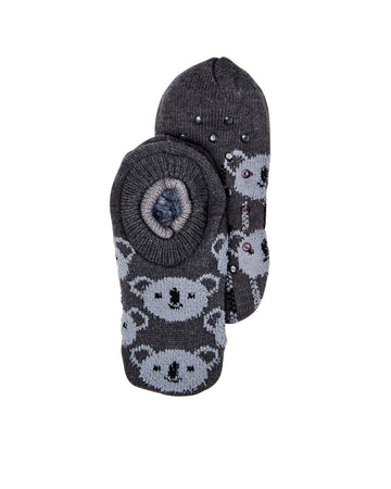 SECRET TREASURES Women Koala Slipper Socks
