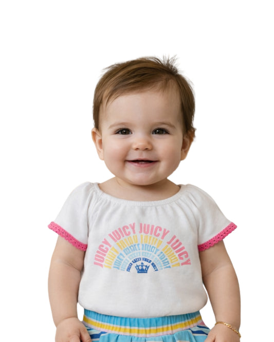 JUICY COUTURE Baby Girls Designed T-Shirt