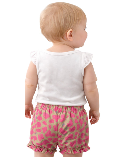 OKIE DOKIE Baby Girls Cat Graphic Set 2 Pcs