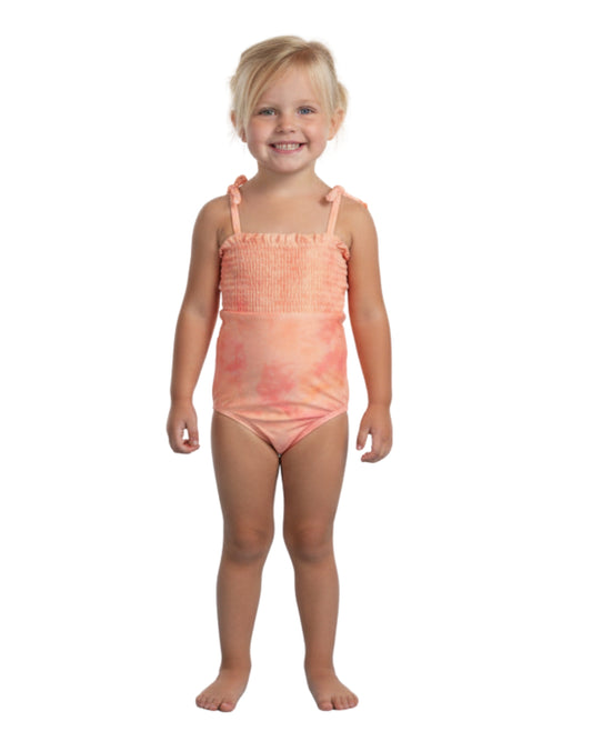 OKIE DOKIE Girls Tie Dye Swim Suit