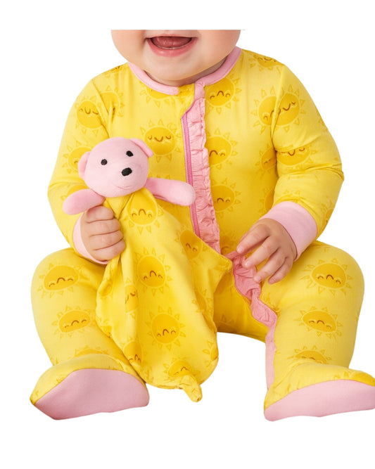 MAX&OLIVIA Baby Girl Soft Overall