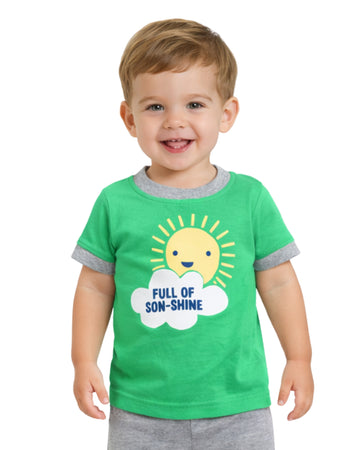 OKIE DOKIE Baby Boys Sun Artwork T-Shirt