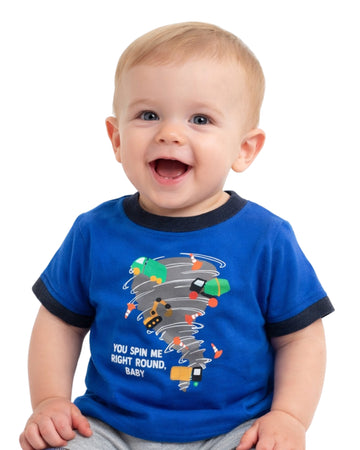 OKIE DOKIE Baby Boys Front Artwork T-Shirt