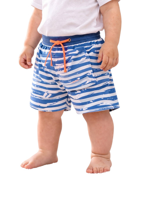 ROCKETS OF AWESOME MINI Baby Boys Stripped Short