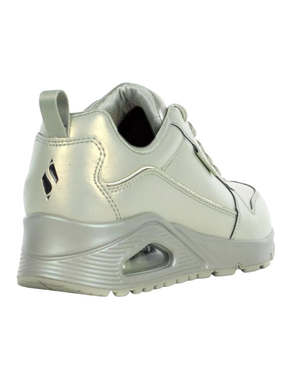 SKECHERS Women Uno Galactic Gal Sage Sneaker