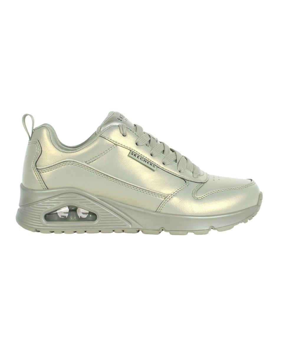 SKECHERS Women Uno Galactic Gal Sage Sneaker