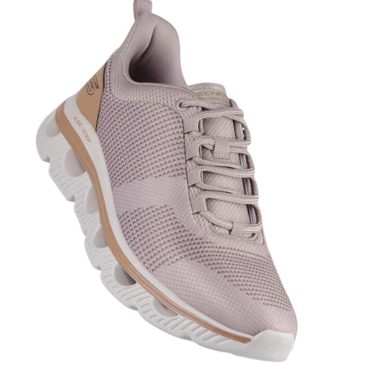 SKECHERS Men Textured Lace Up Sneaker