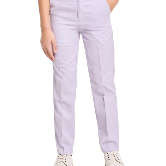 CK CALVIN KLEIN Boys Stretch Tick Weave Pant
