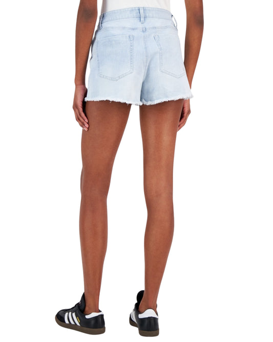 INDIGO REIN Women Embroidered Floral Denim Short