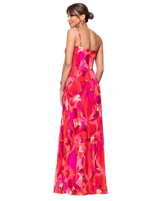 XSCAPE Women Designed Chiffon Dress