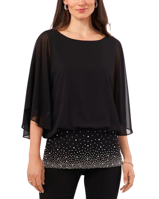 MSK Women Embellished Chiffon Blouse Blouse